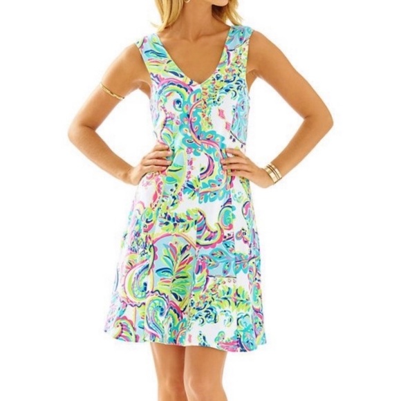 Lilly Pulitzer Dresses & Skirts - SOLD Lilly Pulitzer Dahlia Dress Resort White in Toucan Play | L